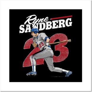 ryne sandberg retro Posters and Art